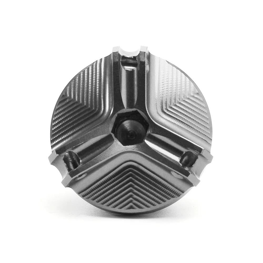 Brems Flüssigkeit Cap Für Suzuki Für GSXR 600 Für GSX-R 750 Für GSXR 1000 R X Vorderradbremsflüssigkeitsbehälterdeckel Einfülldeckel(Oil Cap-Grey) von DNZOGW