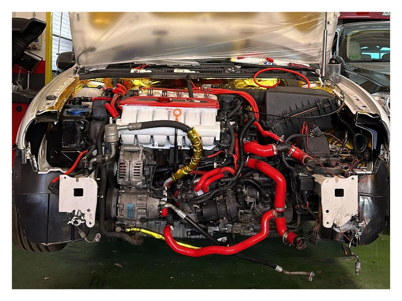 Kunststoff-Kühlmittel-Heizschlauch Für Golf Für Für Leon Für Toledo Für Mk4 2.8L 204CV 6Zyl. Für V6 12V 1999-2001 Ansaugschlauch Kunststoff-Kühlmittel-Heizschlauch Für Golf Für Für Leon Für Toledo Für Mk4 2.8L 204CV 6Zyl. Für V6 12V 1999-2001 Ansaugschlauch von DNZOGW