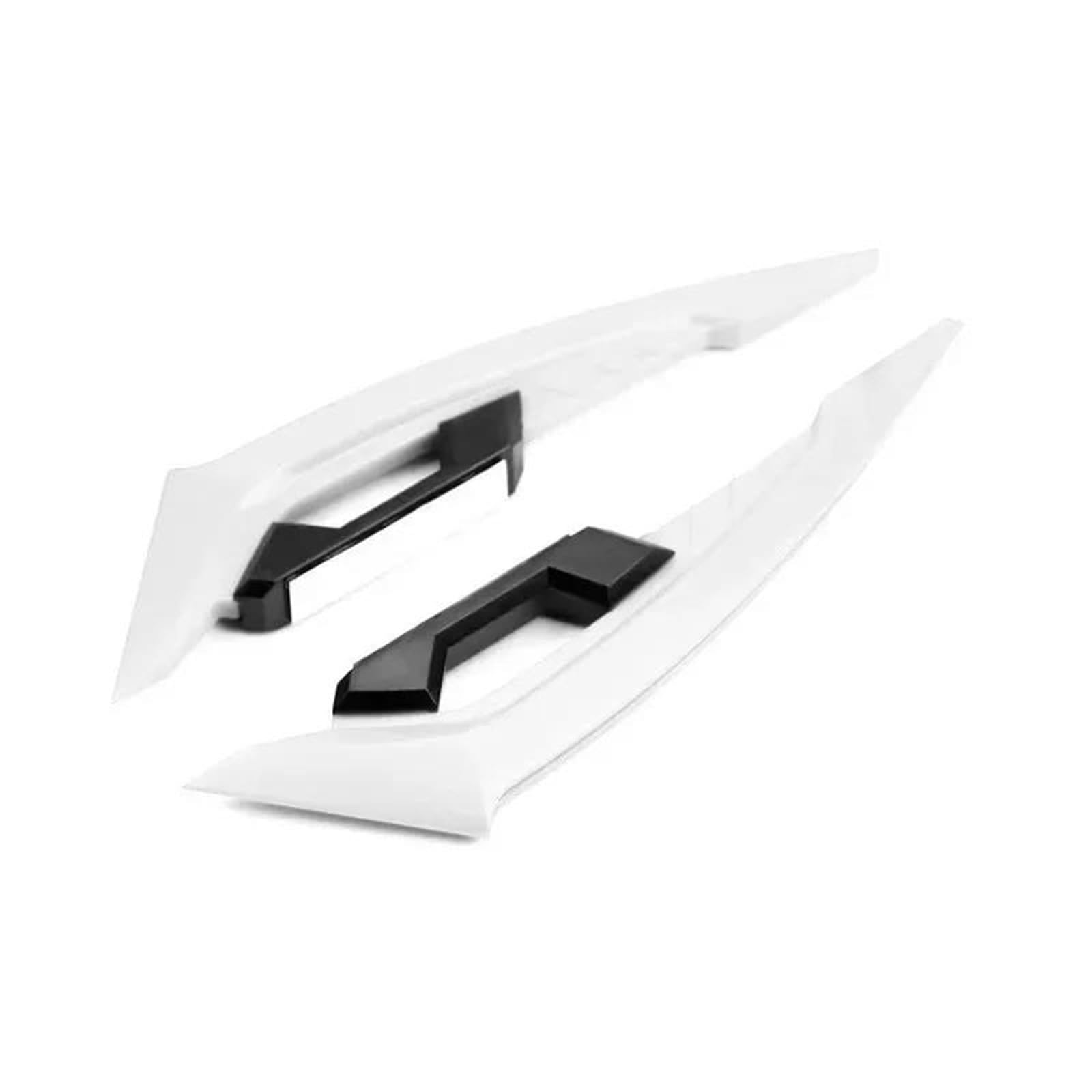Motorcycle Wing Winglets 18CM Motorrad Front Winglets Seite Spoiler Flügel Motorrad Winglet(White) von DNZOGW