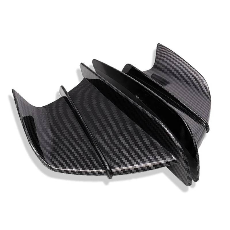 Motorcycle Wing Winglets Für 899 959 1198 1198S 1199 1299 Für Panigale Für V4 Für Supersport S Motorrad Winglet Aerodynamische Flügel Spoiler(Style1) von DNZOGW