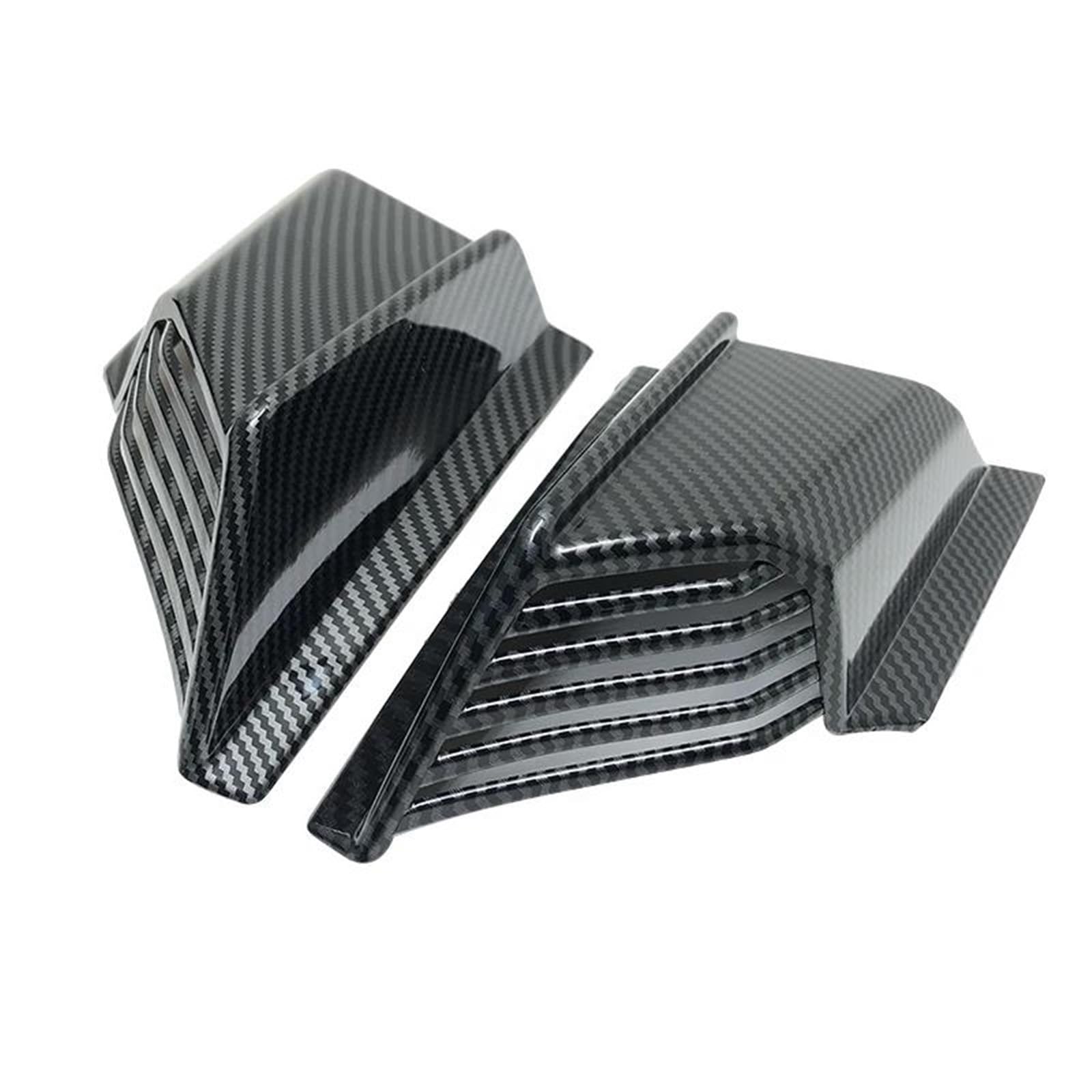 Motorcycle Wing Winglets Für ADV150 2019-2023 2022 2021 Motorrad Vorderseite Spoiler Flügel Schutz Abdeckung Zubehör(Carbon look) von DNZOGW
