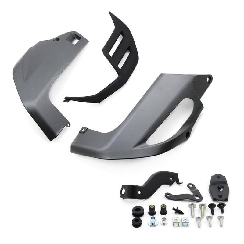 Motorcycle Wing Winglets Für CB650R 2019-2024 Motor Lower Spoiler Körper Verkleidung Protector Schutz Chassis(Grey) von DNZOGW