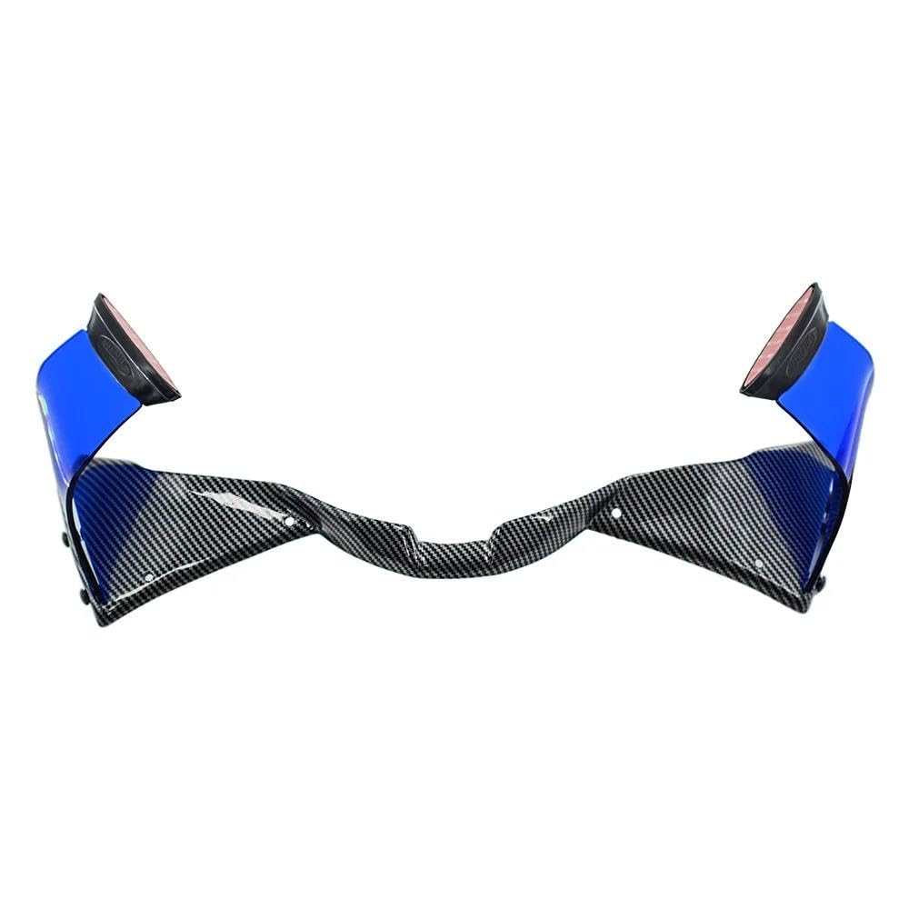 Motorcycle Wing Winglets Für CBR1000RR 2020-2023 Motorrad Winglet Feste Wind Flügel Spoiler Verkleidung(Carbon bule) von DNZOGW