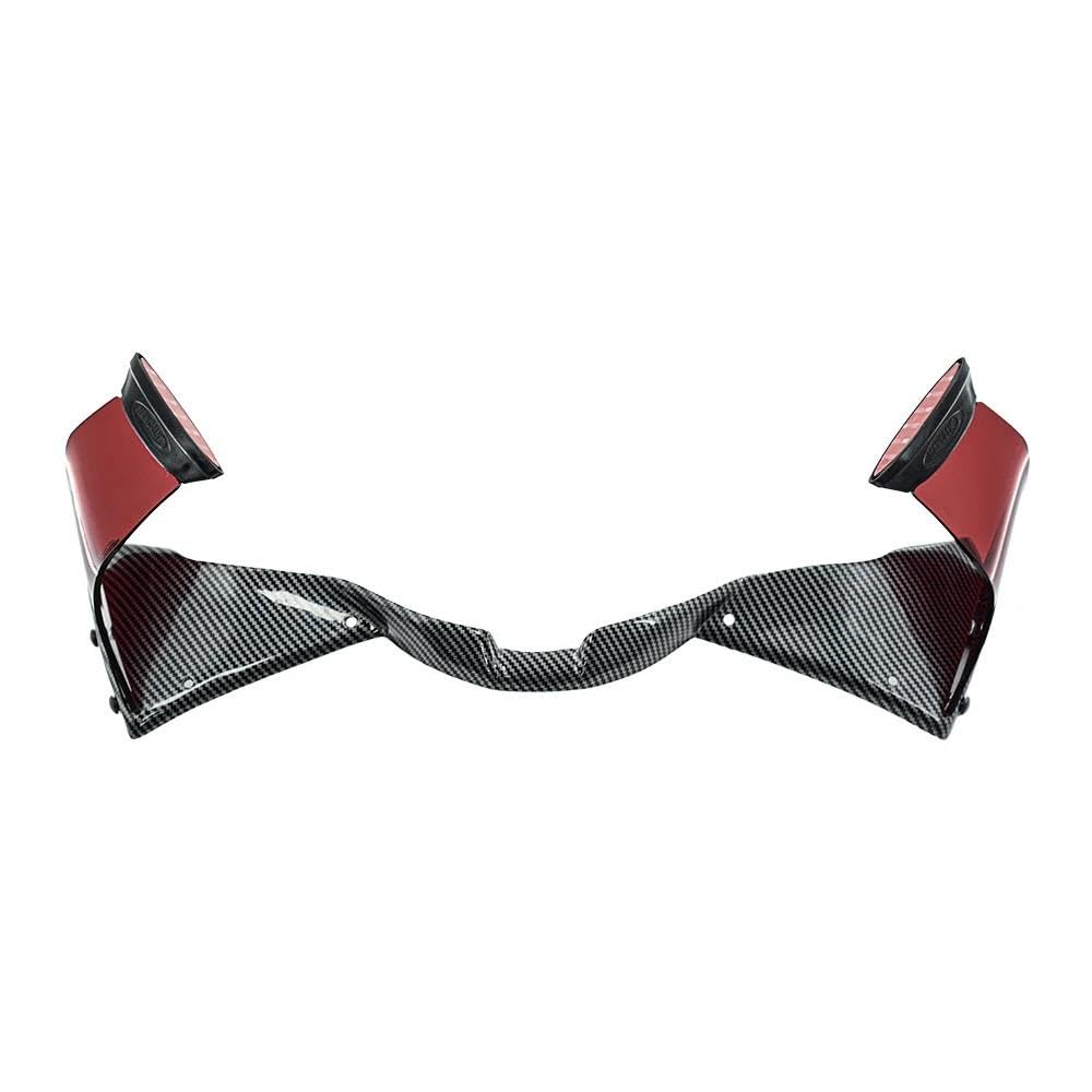 Motorcycle Wing Winglets Für CBR1000RR 2020-2023 Motorrad Winglet Feste Wind Flügel Spoiler Verkleidung(Carbon red) von DNZOGW