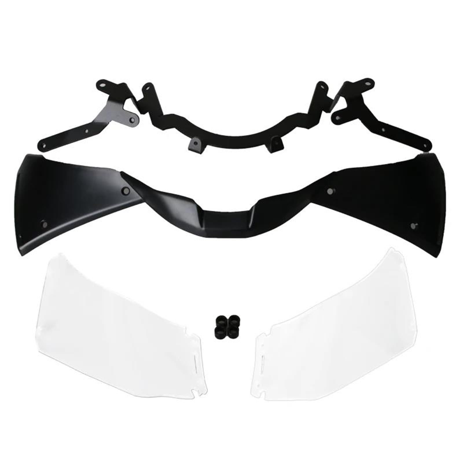 Motorcycle Wing Winglets Für CBR1000RR-R 2023 2024 2025 Seite Flügel Deflektor Motorrad Front Verkleidung Winglet Spoiler(Transparent) von DNZOGW