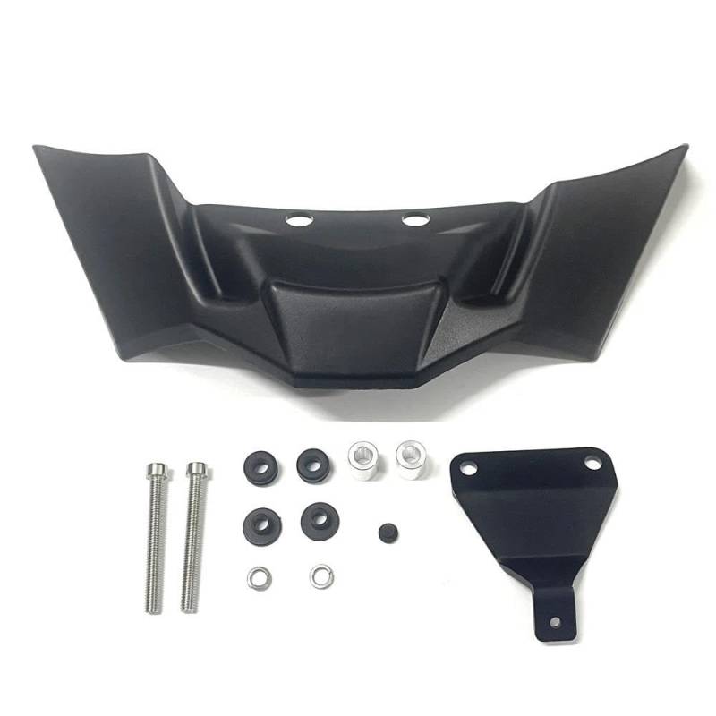 Motorcycle Wing Winglets Für F900R 2021 2022 Motorrad Flügel Verkleidung Abtrieb Front Spoiler Winglet(Matte Black) von DNZOGW