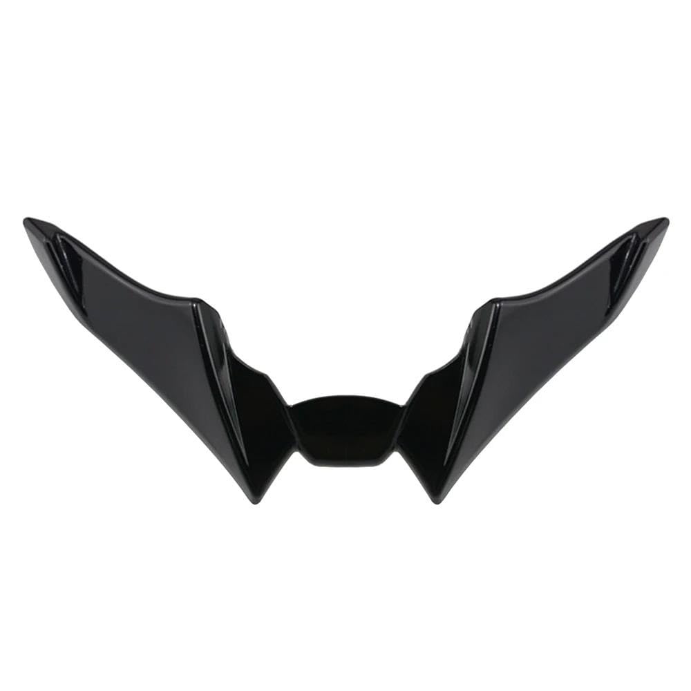 Motorcycle Wing Winglets Für MT-09 2022-2023 Motorradzubehör Naked Frontspoiler Winglet Aerodynamischer Flügelsatz Spoiler(Bright Black) von DNZOGW