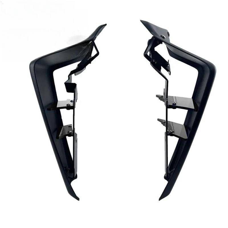Motorcycle Wing Winglets Für MT-09 Für FZ09 2021 2022 2023 Motorrad Sport Abtrieb Seite Spoiler Wind Flügel Deflektor(Black) von DNZOGW