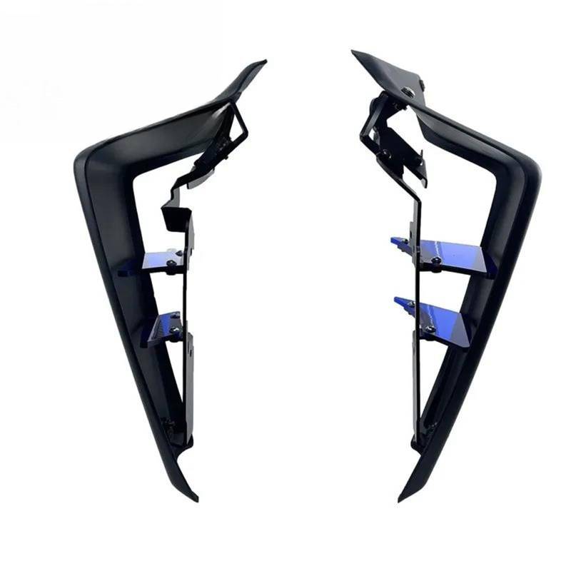 Motorcycle Wing Winglets Für MT-09 Für FZ09 2021 2022 2023 Motorrad Sport Abtrieb Seite Spoiler Wind Flügel Deflektor(Blue) von DNZOGW