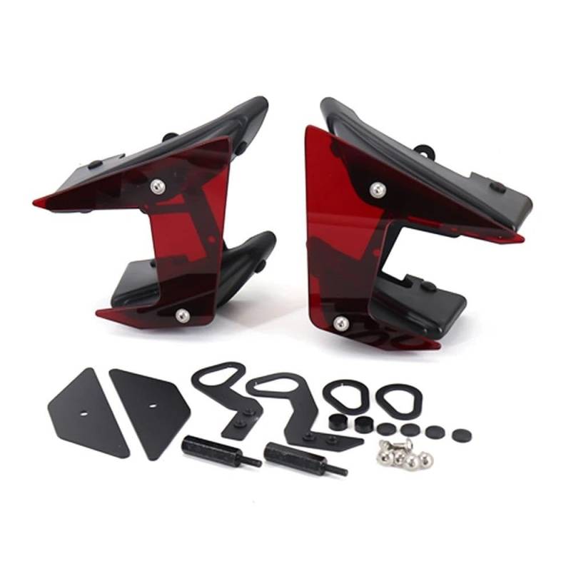 Motorcycle Wing Winglets Für MT-09 SP 2018 2019 2020 2017 Motorrad Seite Abtrieb Spoiler Feste Winglet Verkleidung Flügel(Red) von DNZOGW