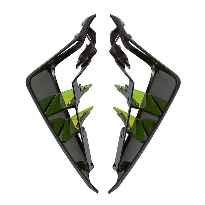 Motorcycle Wing Winglets Für MT-09 SP 2021-2022 2023 Motorrad Zubehör Sport Abtrieb Seite Spoiler Flügel Deflektor(Green) von DNZOGW