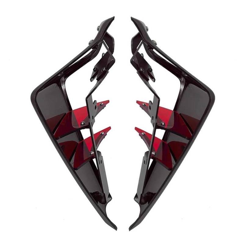 Motorcycle Wing Winglets Für MT-09 SP 2021-2022 2023 Motorradzubehör Sport Abtrieb Seitenspoiler Flügelabweiser(Red) von DNZOGW