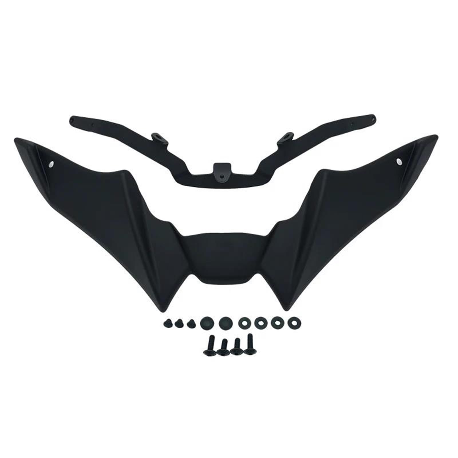 Motorcycle Wing Winglets Für MT-09 SP 2021-2023 Motorrad Vorderrad Verlängerung Extender Gugel Spoiler Abdeckung(Black) von DNZOGW