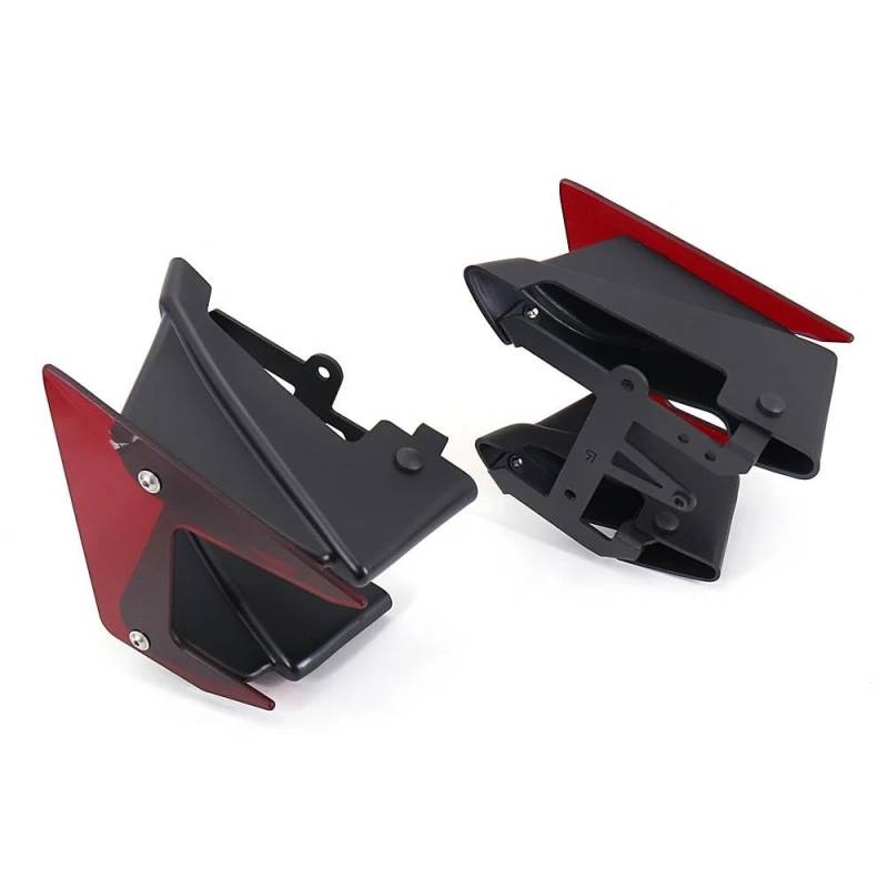 Motorcycle Wing Winglets Für MT-09 SP Motorrad Winglet Aerodynamische Seitenflügel Abtrieb Spoiler Windabweiser Motorradzubehör(Redl) von DNZOGW