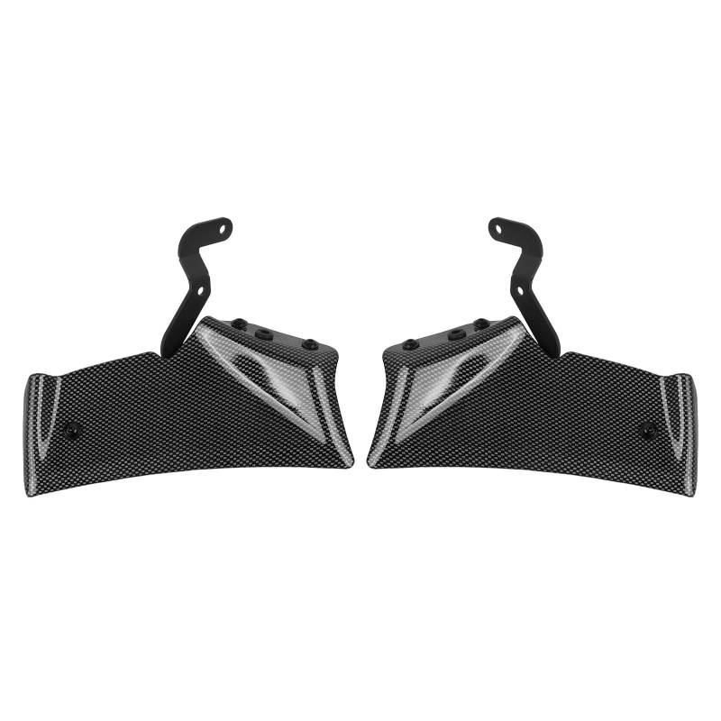 Motorcycle Wing Winglets Für MT10 Für MT-10 SP 2022-2024 Front Downforce Spoiler Frontal Spoiler Winglet Flügel Deflektor Kit(Grid) von DNZOGW