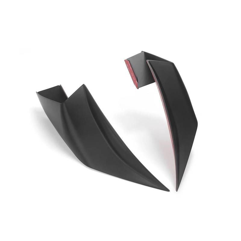 Motorcycle Wing Winglets Für Ni&nja Für ZX-25R Für ZX-4R Für ZX-4RR 2019-2024 Motorrad Fixed Wing Spoiler Verkleidung Frontspoiler Winglet(Matt Black) von DNZOGW