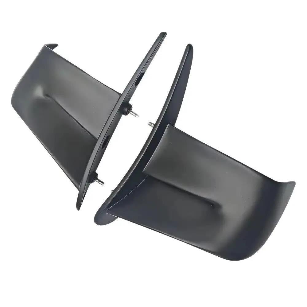 Motorcycle Wing Winglets Für PANIGALE Für V4 V4S 2020 2021 Motorrad Feste Wind Flügel Seite Flügel Spoiler Verkleidung(Matte Black) von DNZOGW