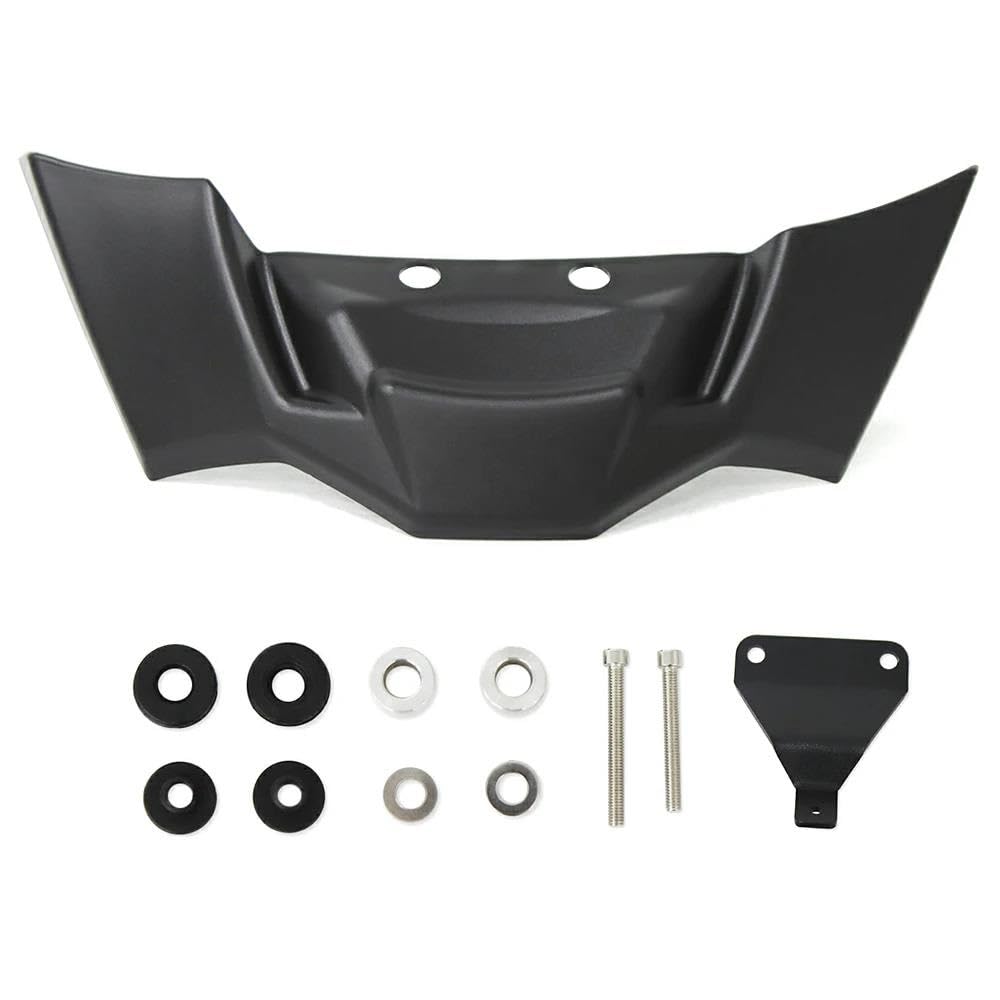 Motorcycle Wing Winglets Für S1000R 2021 2022 2023 Flügel Verkleidung Abtrieb Nackt Front Aerodynamische Spoiler Winglet Motorrad(Matte black) von DNZOGW