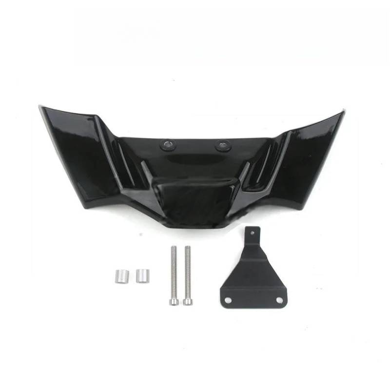 Motorcycle Wing Winglets Für S1000R 2021 2022 2023 Motorrad Flügel Verkleidung Abtrieb Front Spoiler Winglet(Bright Black) von DNZOGW
