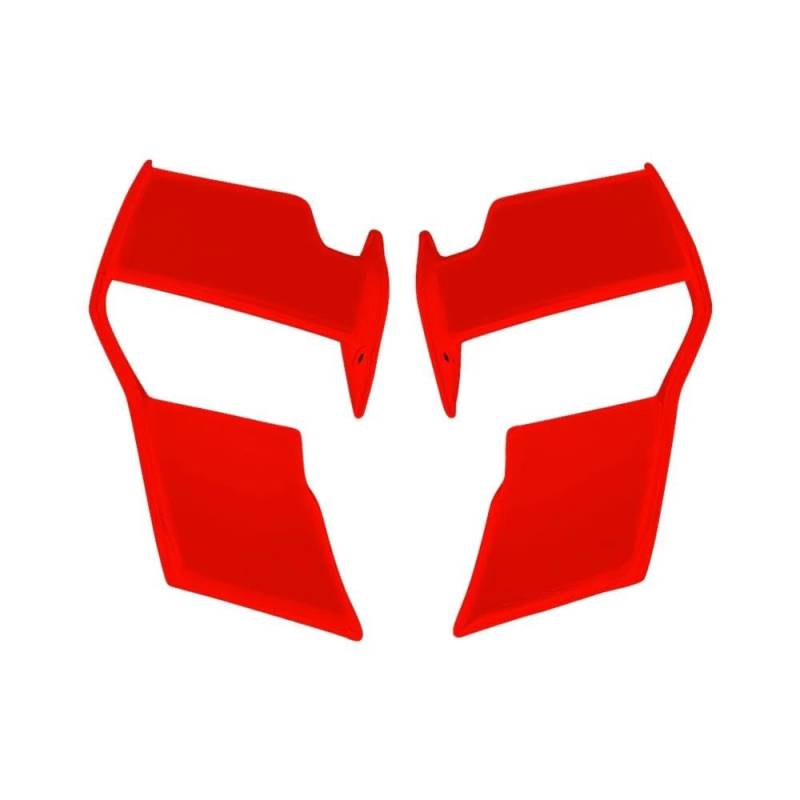 Motorcycle Wing Winglets Für S1000R 2021-2023 Motorrad Fixed Wing Spoiler Winglet Front Side Wing Wing(Red) von DNZOGW