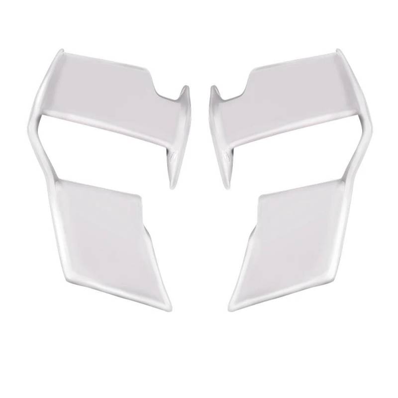 Motorcycle Wing Winglets Für S1000R 2021-2023 Motorrad Fixed Wing Spoiler Winglet Front Side Wing Wing(White) von DNZOGW