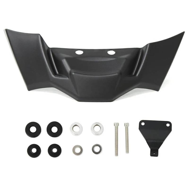 Motorcycle Wing Winglets Für S1000R 2021-2024 Für M1000R 2023-2024 Motorrad Frontspoiler Spoiler Aerodynamische Naked Winglet Deflektor Abtrieb Spoiler(Black) von DNZOGW
