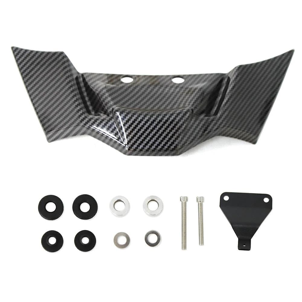 Motorcycle Wing Winglets Für S1000R 2021-2024 Für M1000R 2023-2024 Motorrad Frontspoiler Spoiler Aerodynamische Naked Winglet Deflektor Abtrieb Spoiler(Carbon fiber pattern) von DNZOGW