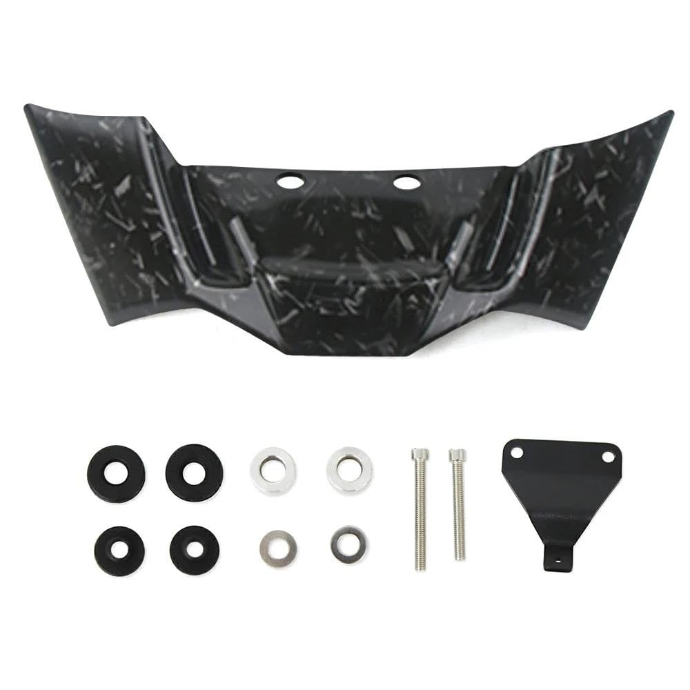 Motorcycle Wing Winglets Für S1000R 2021-2024 Für M1000R 2023-2024 Motorrad Frontspoiler Spoiler Aerodynamische Naked Winglet Deflektor Abtrieb Spoiler(Forging pattern) von DNZOGW