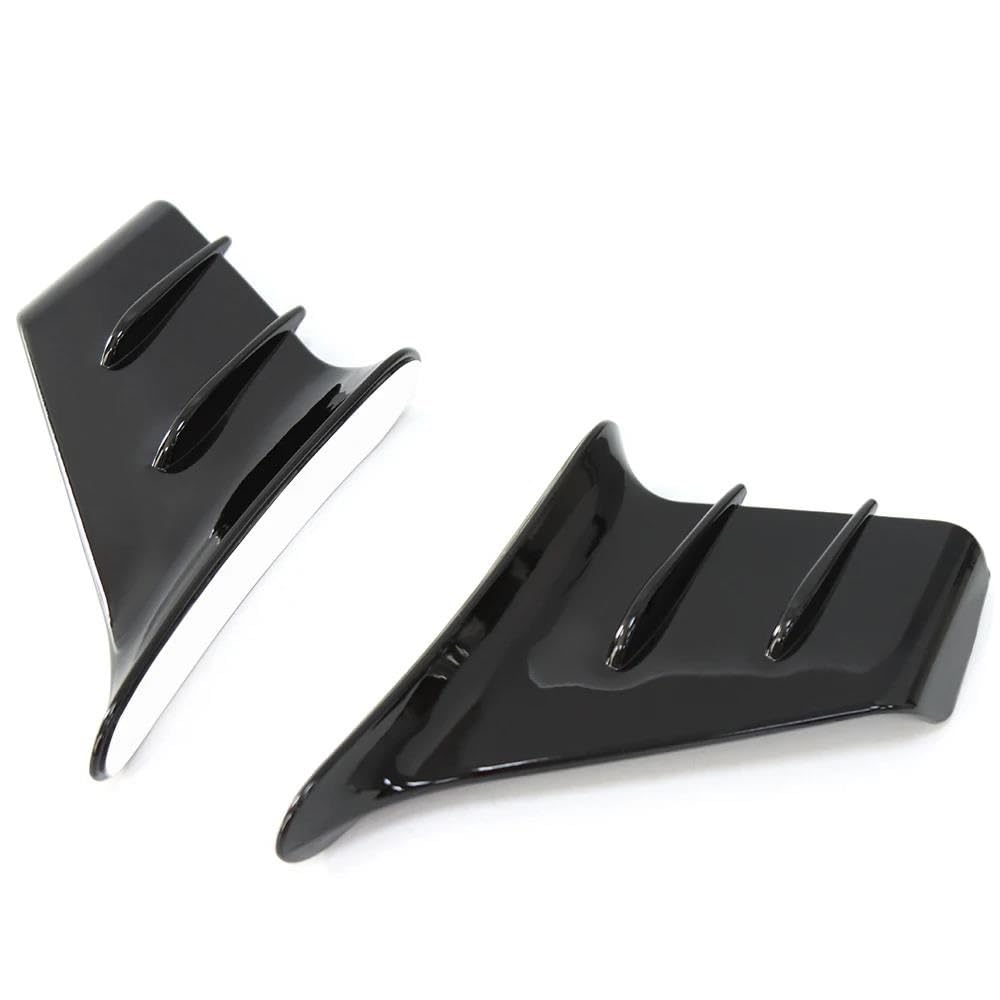 Motorcycle Wing Winglets Für S1000RR Für HP4 Für F900R Für F900XR Motorrad Verkleidung Seite Winglet Flügel Deflektor Spoiler(Bright black) von DNZOGW