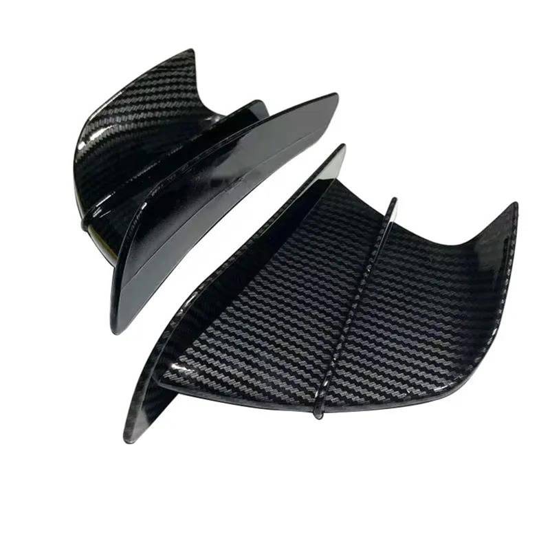 Motorcycle Wing Winglets Für S1000RR Für M1000RR Für HP4 Für HP2 Für R1200RS Für R1250RS Motorradverkleidung Seitenflügel Winglet Flügelabweiser Spoiler(Glossy Carbon Look) von DNZOGW