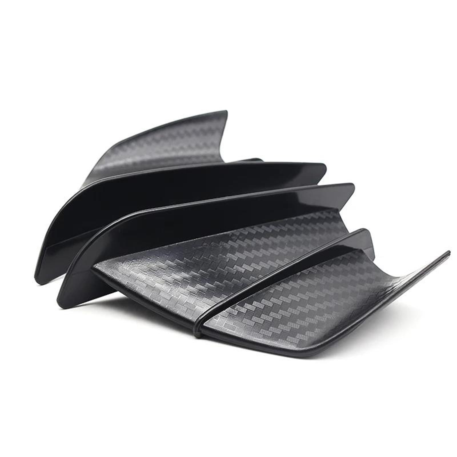 Motorcycle Wing Winglets Für Suzuki Motorrad Winglet Aerodynamische Spoiler Flügel Motorrad Dekoration(Carbon matte black) von DNZOGW