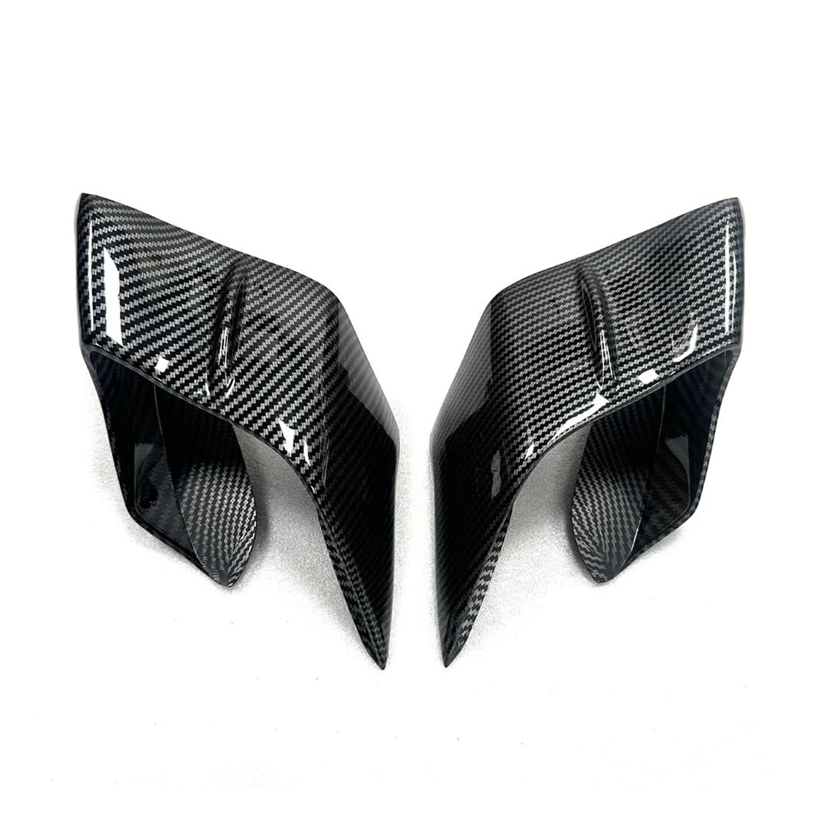 Motorcycle Wing Winglets Für YZF-R1 R1M R25 R3 2019-2024 Für YZF-R6 2017-2024 Guide Spoiler Querruder Motorrad Feste Flügel Abdeckung(Carbon fiber) von DNZOGW