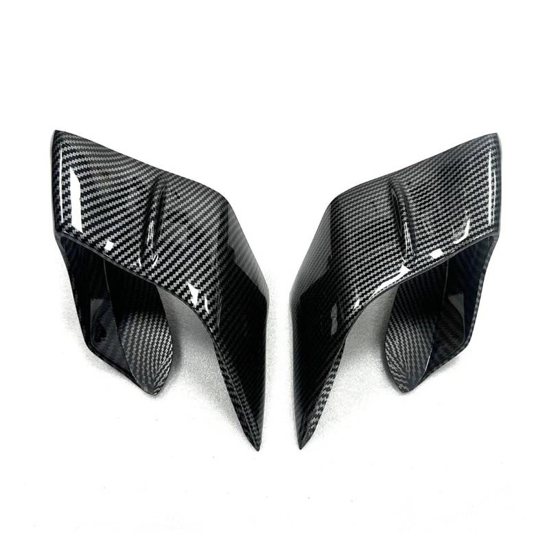 Motorcycle Wing Winglets Für YZF-R1 R1M R25 R3 2019-2024 Für YZF-R6 2017-2024 Guide Spoiler Querruder Motorrad Feste Flügel Abdeckung(Carbon fiber) von DNZOGW