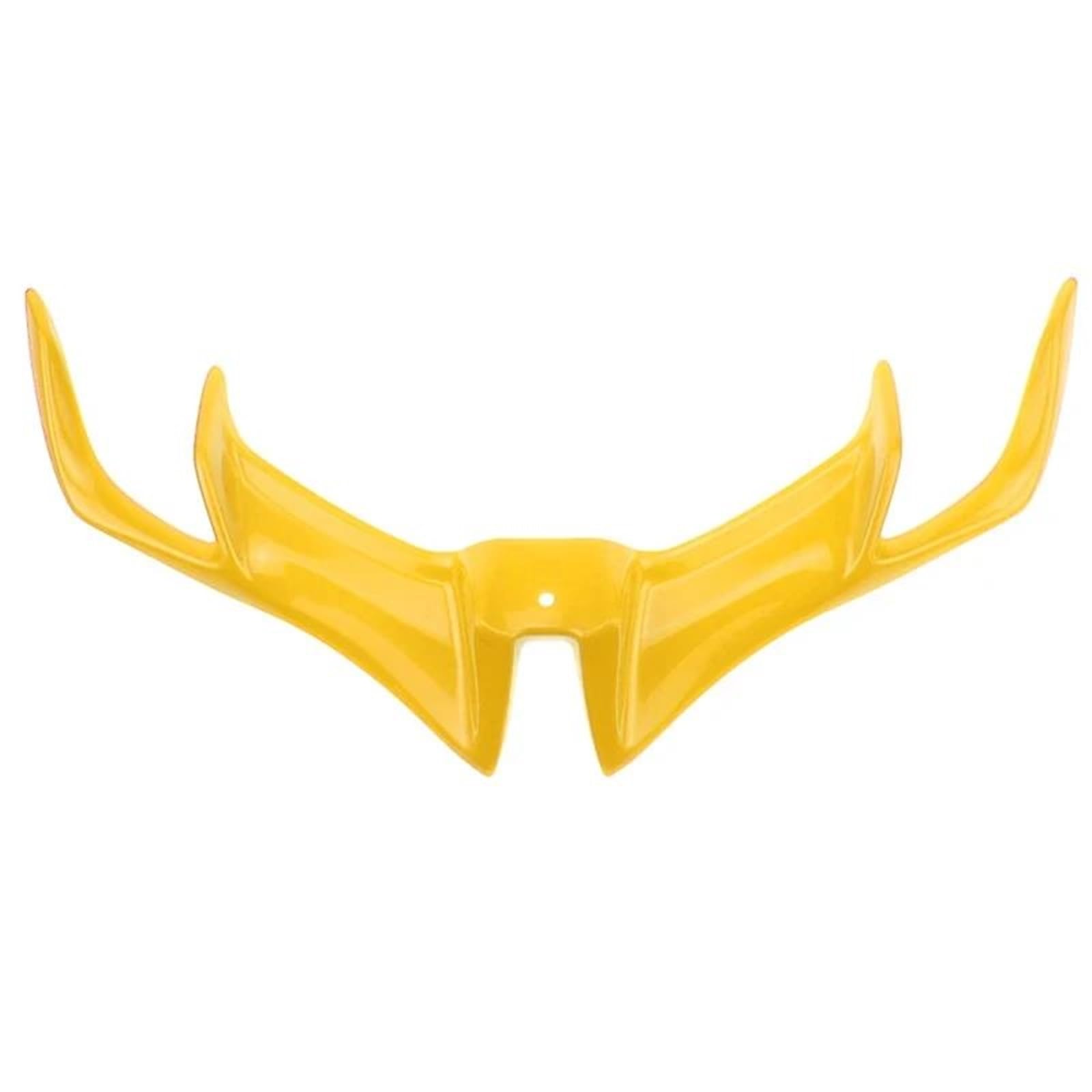 Motorcycle Wing Winglets Für YZF-R125 V3.0 Für YZF-R15 2017-2020 Motorrad Front Winglet Abdeckung Front Wing Cover(Yellow) von DNZOGW