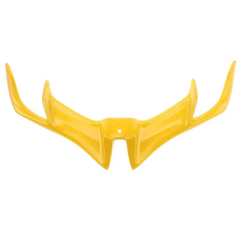 Motorcycle Wing Winglets Für YZF-R125 V3.0 Für YZF-R15 2017-2020 Motorrad Front Winglet Abdeckung Front Wing Cover(Yellow) von DNZOGW