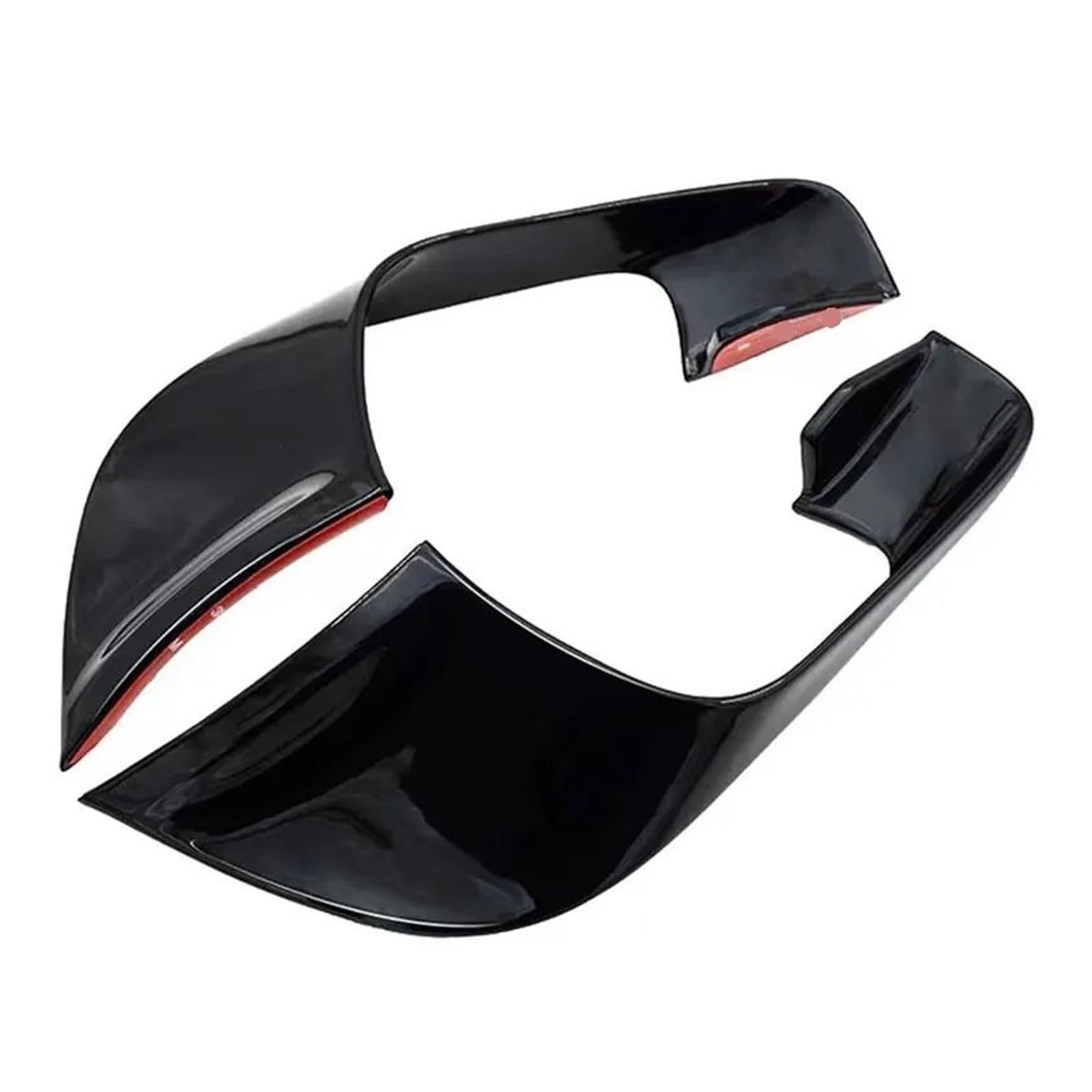 Motorcycle Wing Winglets Für YZF-R7 2020 2021 2022 2023 2024 Motorrad Winglets Wind Seite Flügel Spoiler Verkleidung(Type B Glossy Black) von DNZOGW