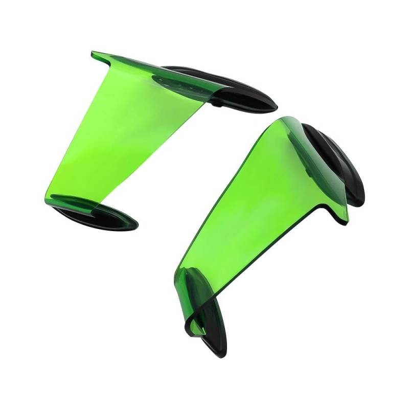 Motorcycle Wing Winglets Für ZX-10R 2022-2024 Motorrad Seite Verkleidung Feste Flügel Cowling Winglet Spoiler(Green) von DNZOGW