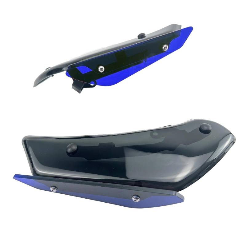 Motorcycle Wing Winglets Motorrad Abtrieb Seite Spoiler Flügel Deflektor Verkleidung Für CBR650R 2019-2023(Blue) von DNZOGW