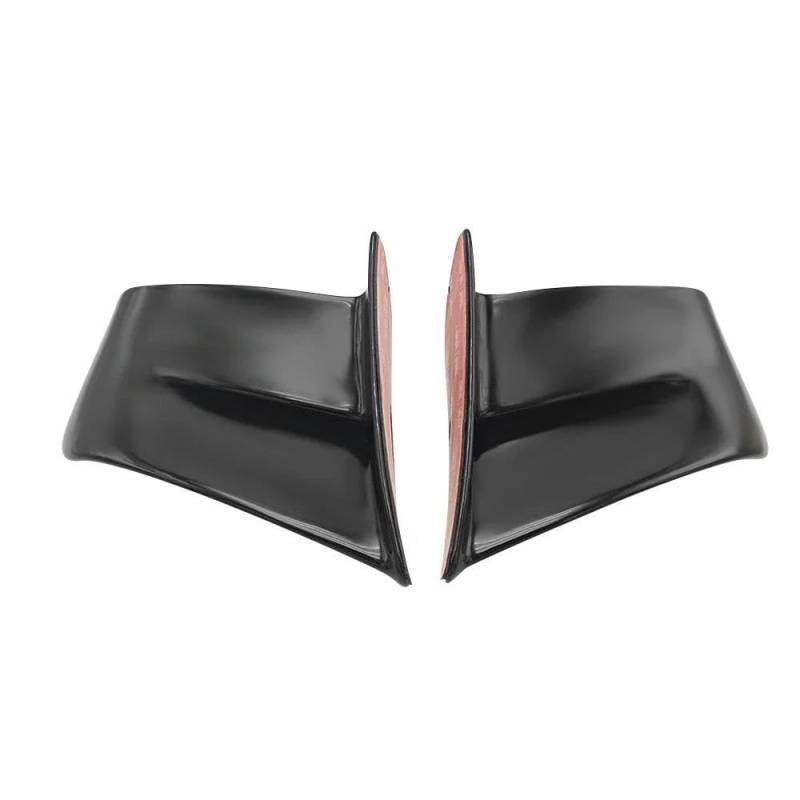 Motorcycle Wing Winglets Motorrad Feste Wind Flügel Spoiler Verkleidung Für PANIGALE Für V2 V2S 2020 2021 2022 2023 Vorderseite Winglet(Bright Black) von DNZOGW