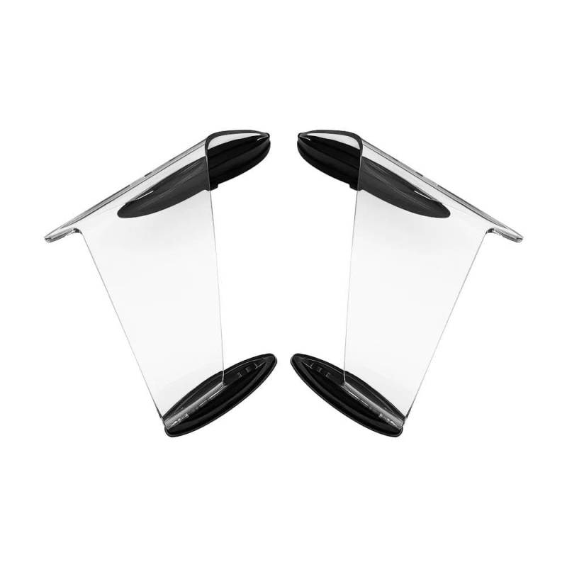 Motorcycle Wing Winglets Motorrad-Festflügelflügelseite Mit Niedrigerer Kraft Spoiler Für ZX-10R Für ZX-10RR 2021-2024(Clear) von DNZOGW