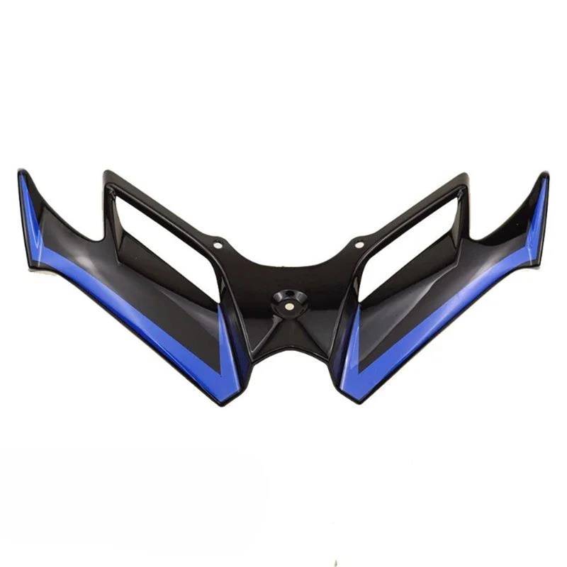 Motorcycle Wing Winglets Motorrad Front Verkleidung Winglet Flügel Abdeckung Trim Spoiler Winglet Für Suzuki Für GSX250R(Bright black blue) von DNZOGW