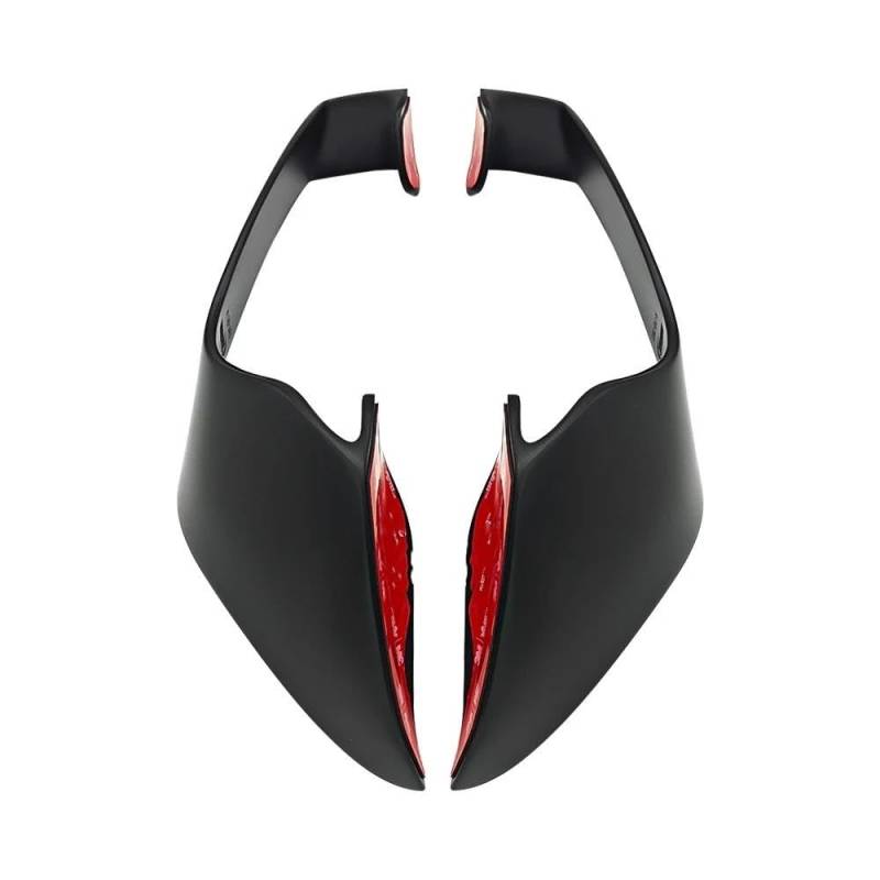 Motorcycle Wing Winglets Motorrad Seite Flügel Für ZX-10R 2016-2021 Spoiler Zubehör Fixed Wing(Matte black) von DNZOGW