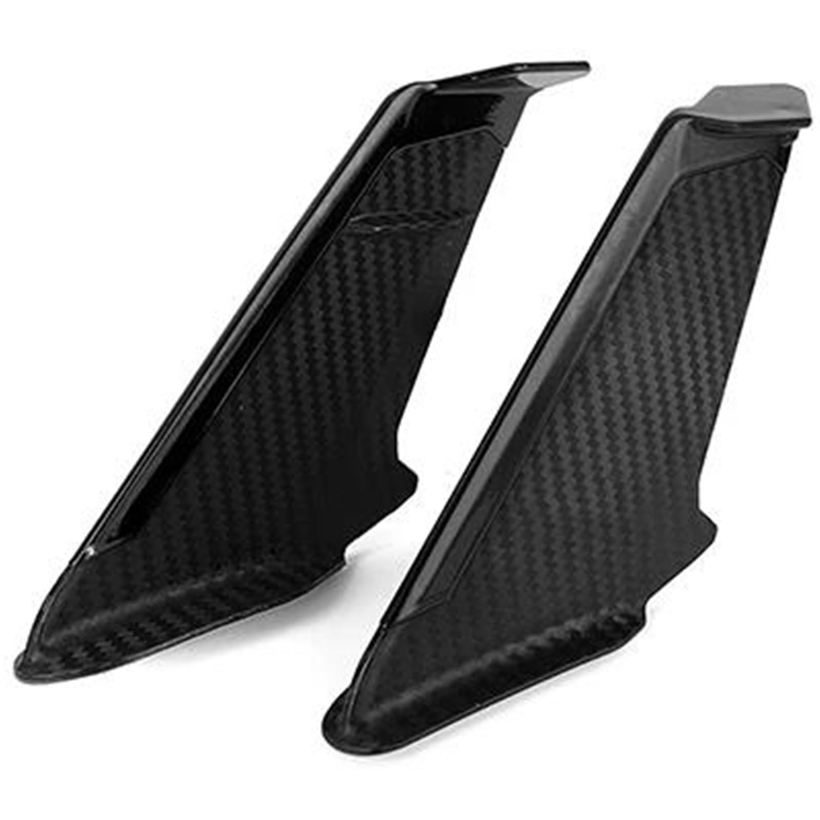 Motorcycle Wing Winglets Motorrad Seite Winglet Flügel Spoiler Verkleidung Abdeckung Für NI&NJA 250 300 400 650 Für ZX6R Für ZX10R Für NI&NJA400 Für NI&NJA 1000SX(Black) von DNZOGW