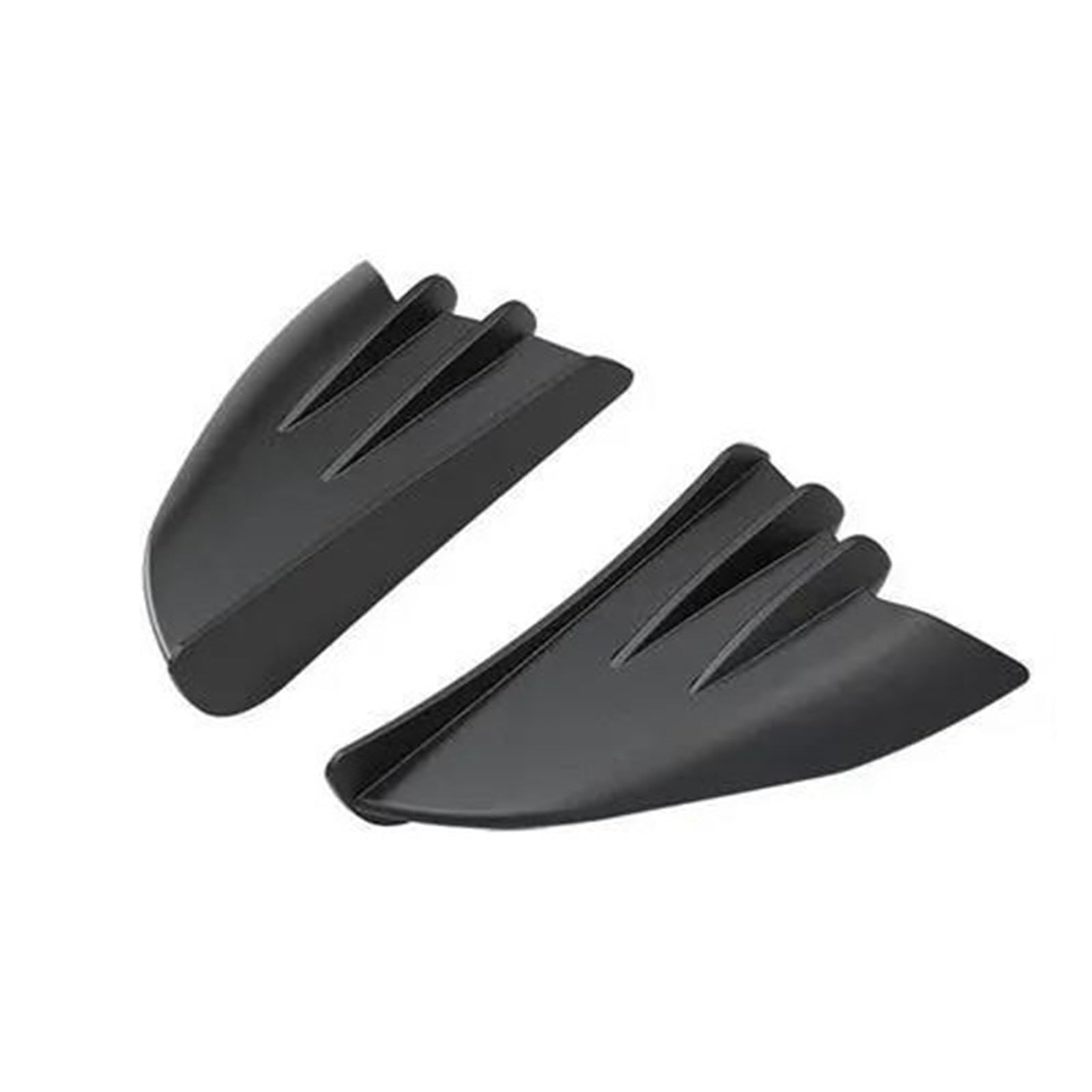 Motorcycle Wing Winglets Motorrad Seitenspoiler Frontverkleidung Winglets Winglets Motorrad Spoiler(Black) von DNZOGW