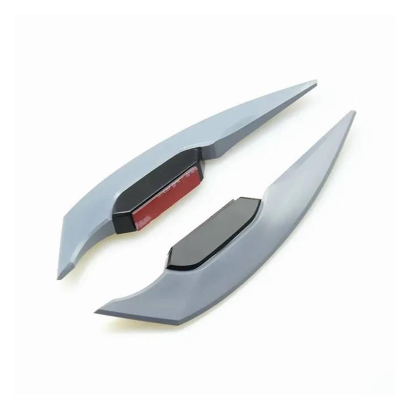Motorcycle Wing Winglets Motorrad Winglet Spoiler Flügel Motorrad Dekoration(Gray) von DNZOGW