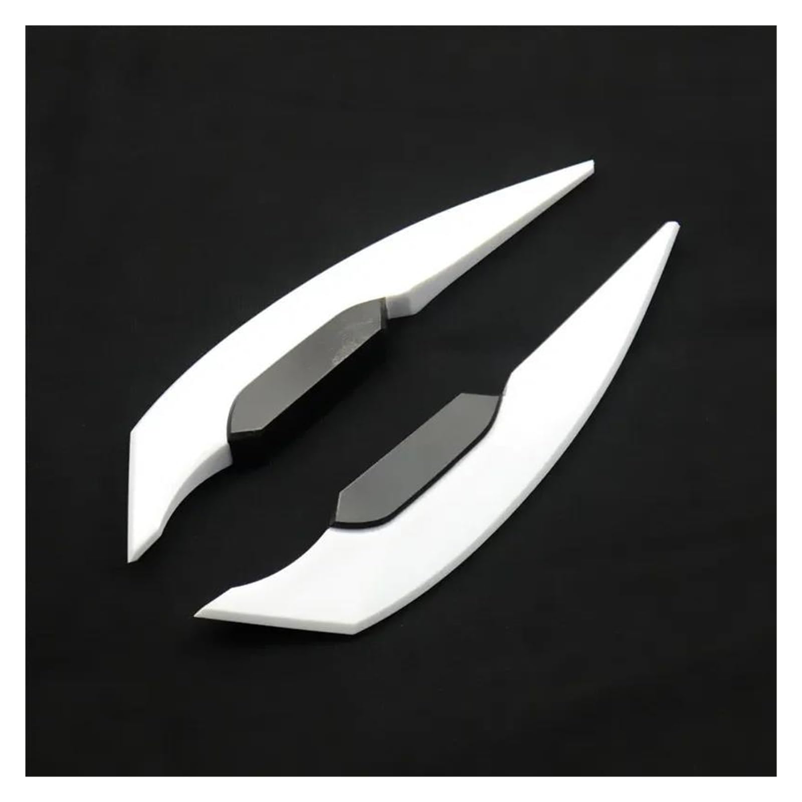 Motorcycle Wing Winglets Motorrad Winglet Spoiler Flügel Seite Spoiler Motorrad Außen Zubehör(White) von DNZOGW