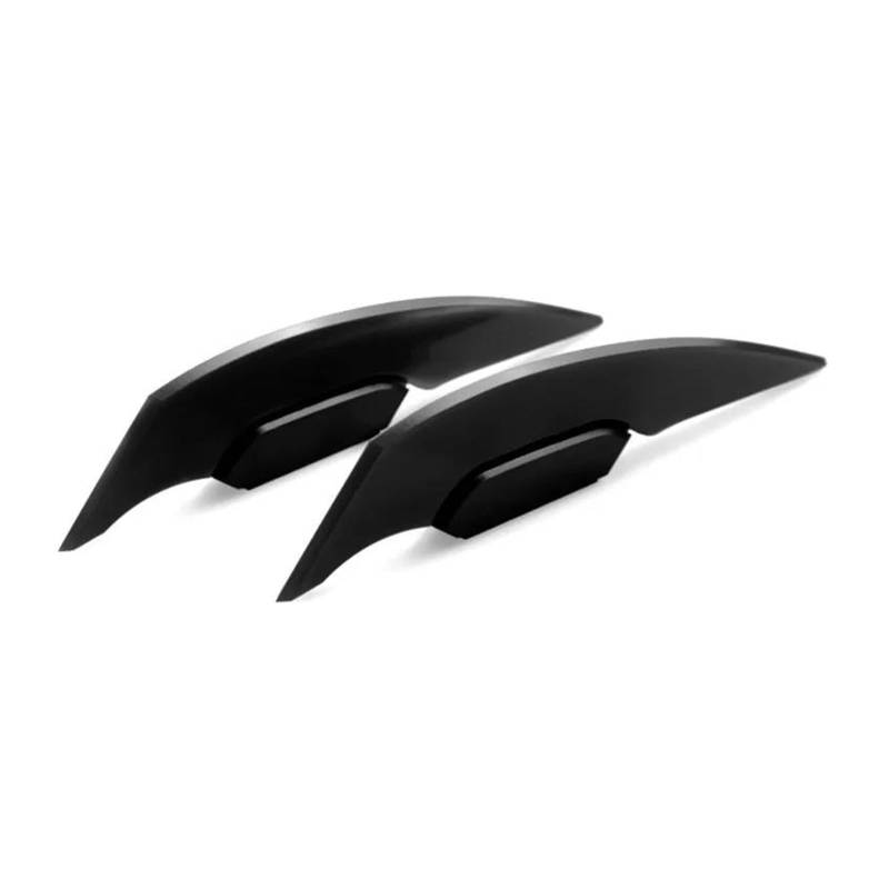 Motorcycle Wing Winglets Motorrad Winglet Spoiler Wing Side Spoiler Motorrad Deko Zubehör(Black) von DNZOGW