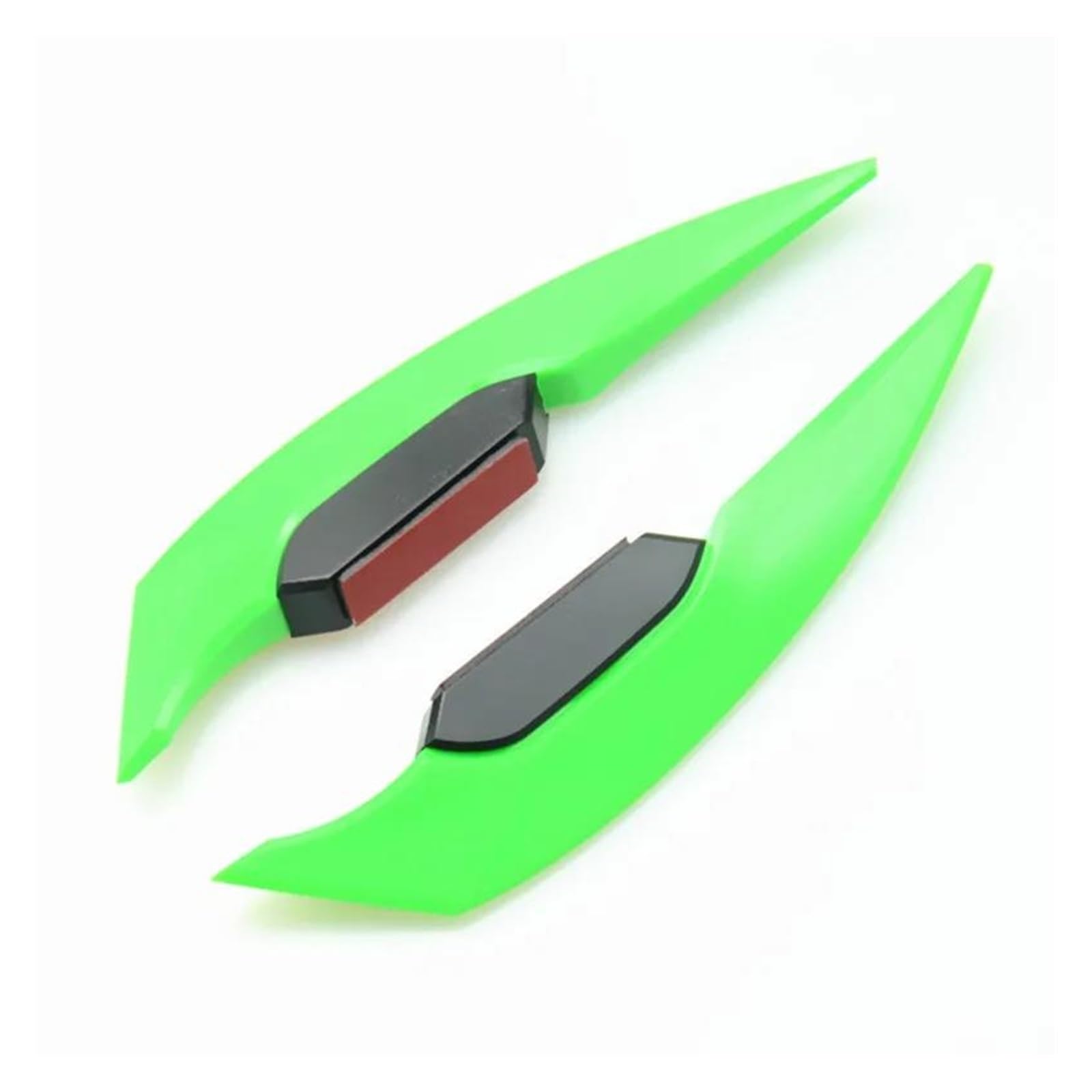Motorcycle Wing Winglets Motorrad Winglet Spoiler Wing Side Spoiler Motorrad Deko Zubehör(Green) von DNZOGW