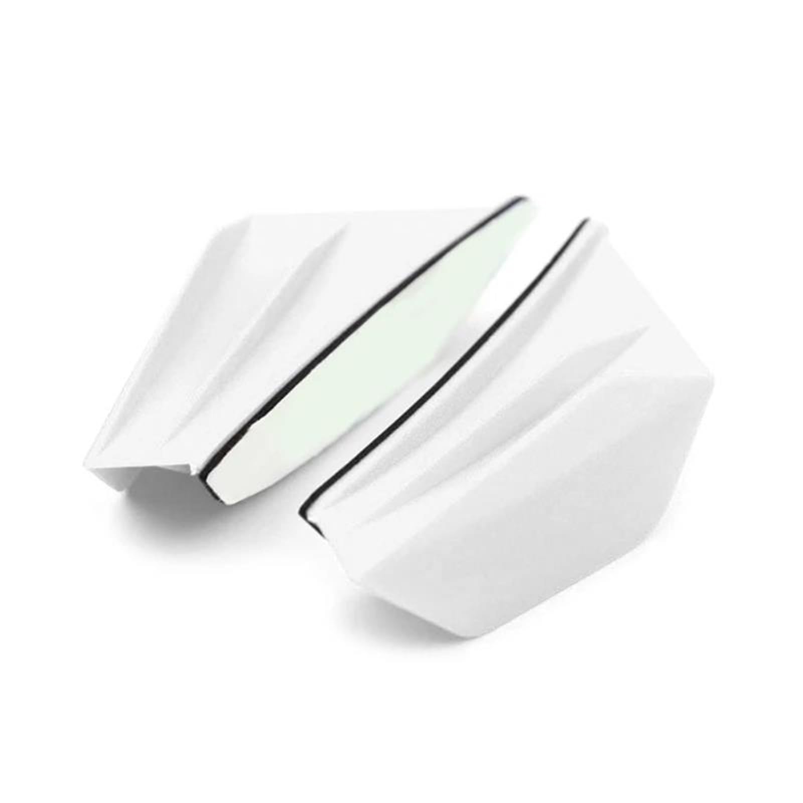 Motorcycle Wing Winglets Motorrad Winglets Spoiler Flügelabweiser Motorrad Verkleidung Winglets(White) von DNZOGW
