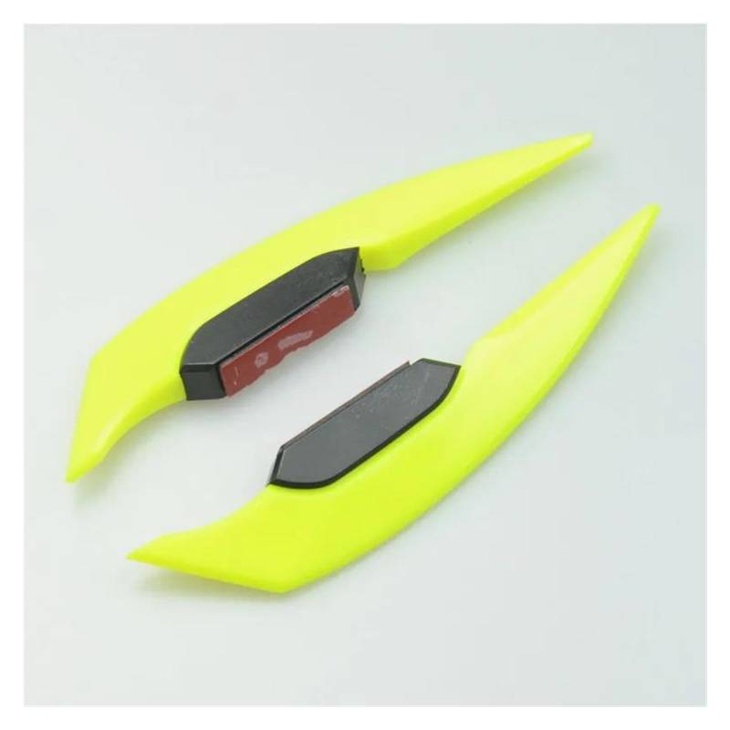 Motorcycle Wing Winglets Motorrad Winglets Verkleidung Seite Spoiler Wind Flügel Für Mt09 2021(Yellow) von DNZOGW